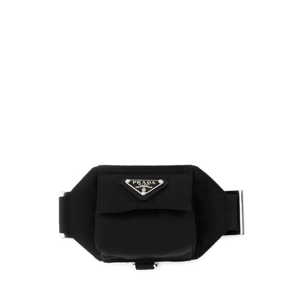 Prada Men Black Nylon Cuff